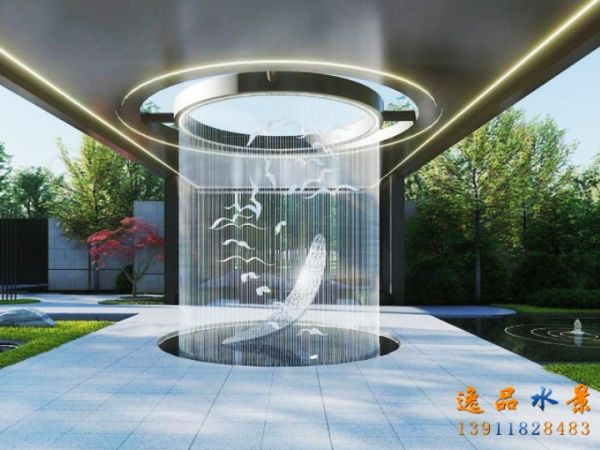 地產(chǎn)水幕簾設(shè)計(jì)效果圖