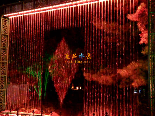 數(shù)字水幕數(shù)控水幕流水圖形菱形塊字樣