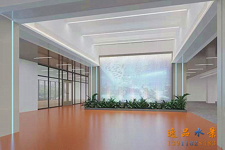 北京玻璃水景墻設(shè)計(jì)效果|最新水幕墻效果圖